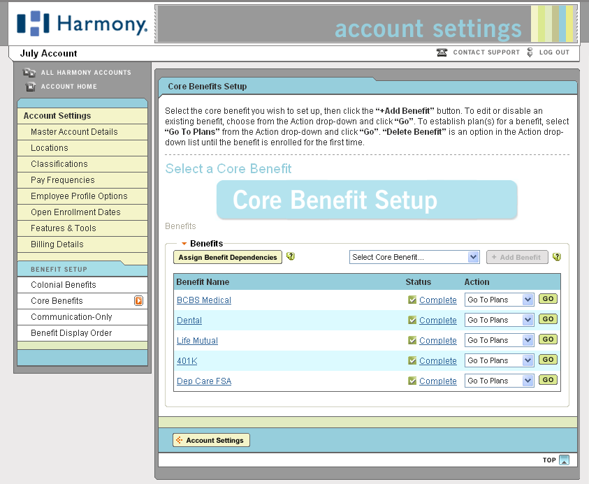 Colonial Life enrollment setup overview